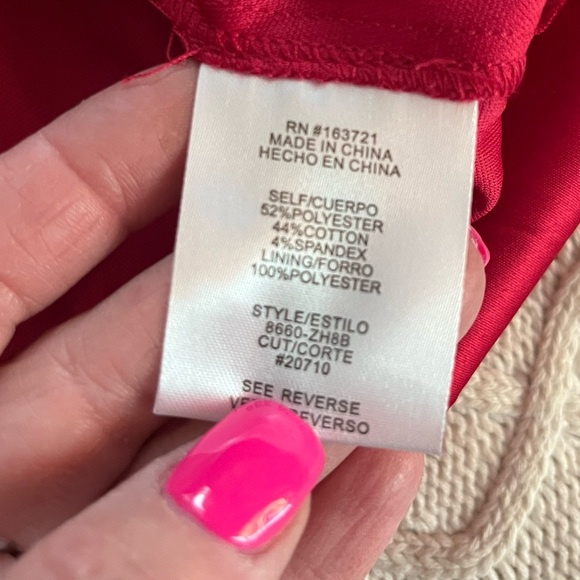 NWT City Studio Gorgeous satin “party pink” color mini dress. Juniors 3/4 - Picture 6 of 15